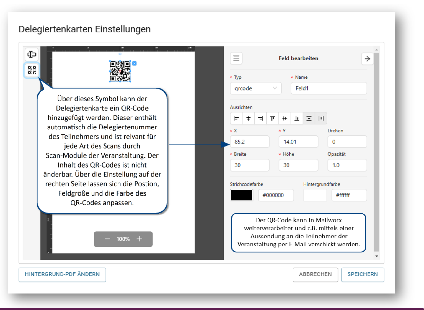 Delegiertenkarten – Druckansicht